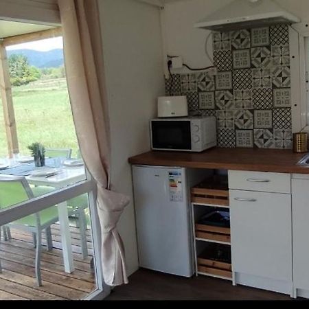 Bungalow Au Pied Du Luberon Saint-Martin-de-la-Brasque Exteriör bild